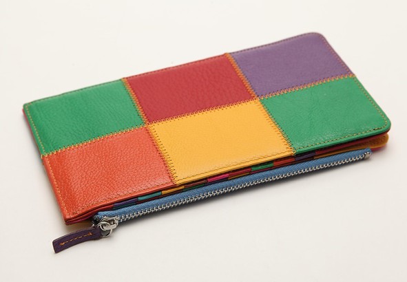 credit card holder with mobile phone part