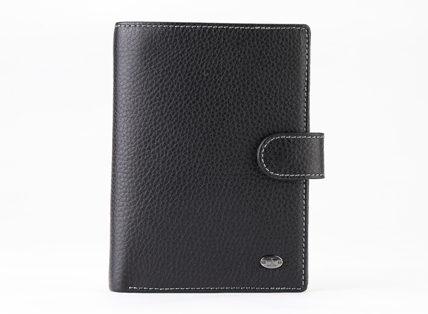 HASSION soft leather wallet for men with passport and coin case