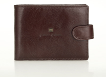 HASSION classic billfold money bag for men made by cow leather