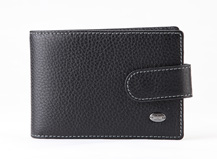 HASSION Litchi leather cardholder for men and women