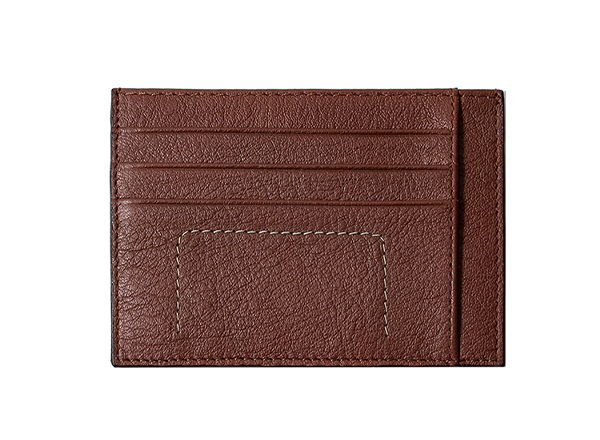 Brown cowhide card cover OEM leather wallet